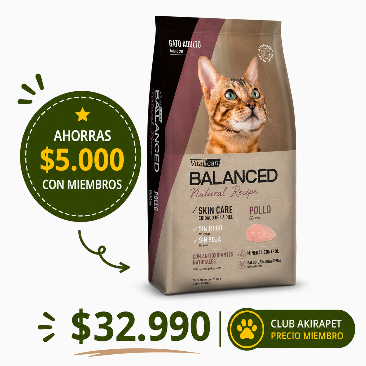 Balanced Recipe Pollo 7,5 Kg