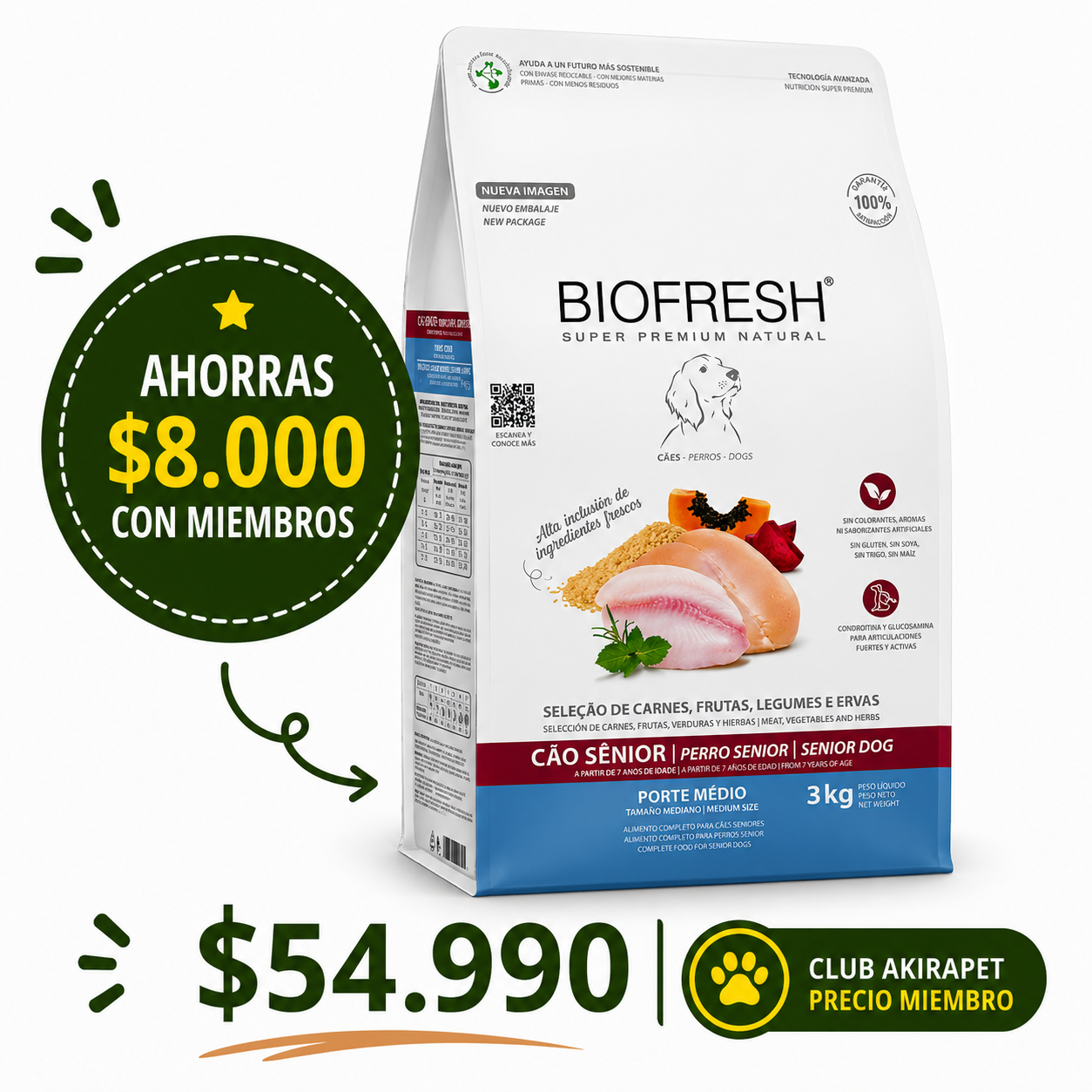 Biofresh Perro Senior RM 10 Kg