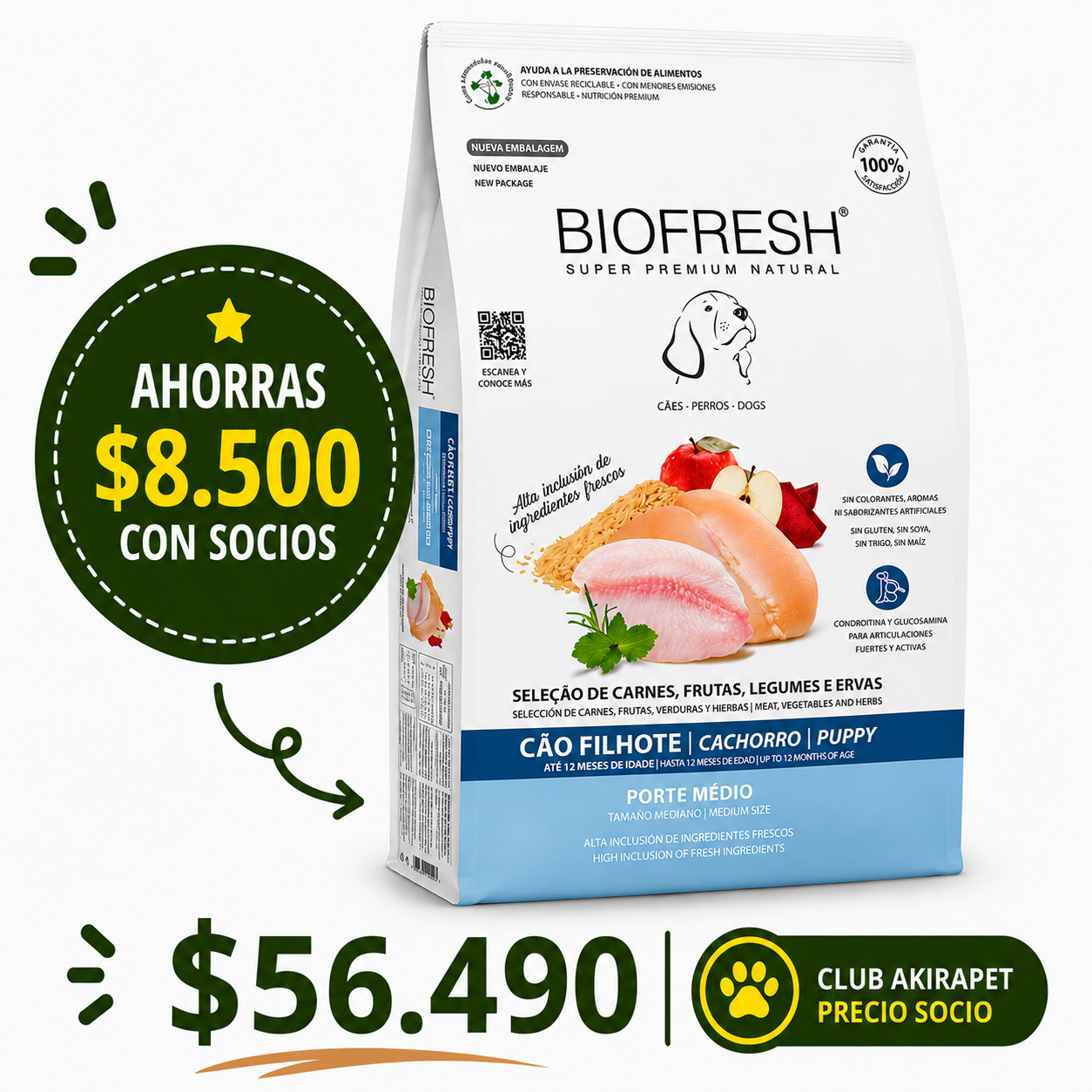 Biofresh Perro Cachorro RMYG 10 Kg