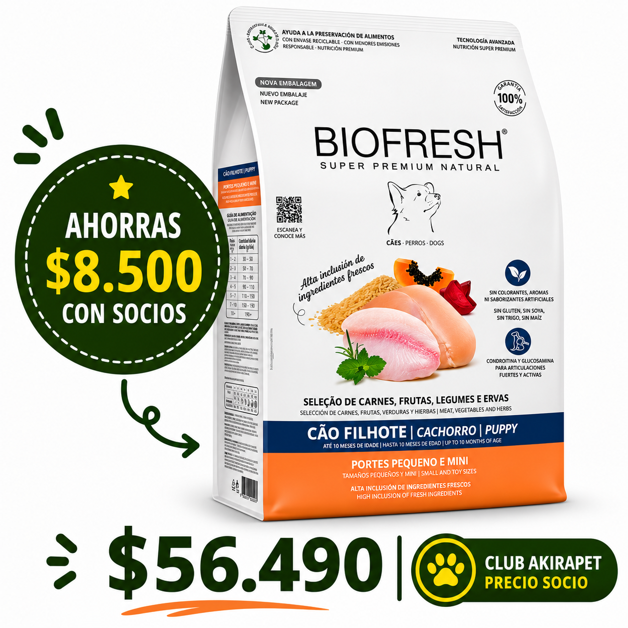 Biofresh Perro Cachorro RP 10 Kg