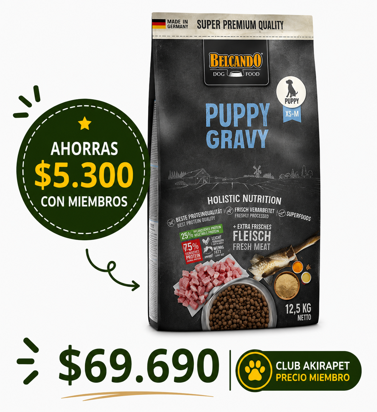 belcando puppy gravy 12,5 Kg