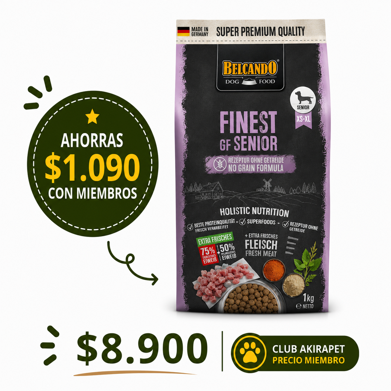 belcando finest gf senior 1 kg