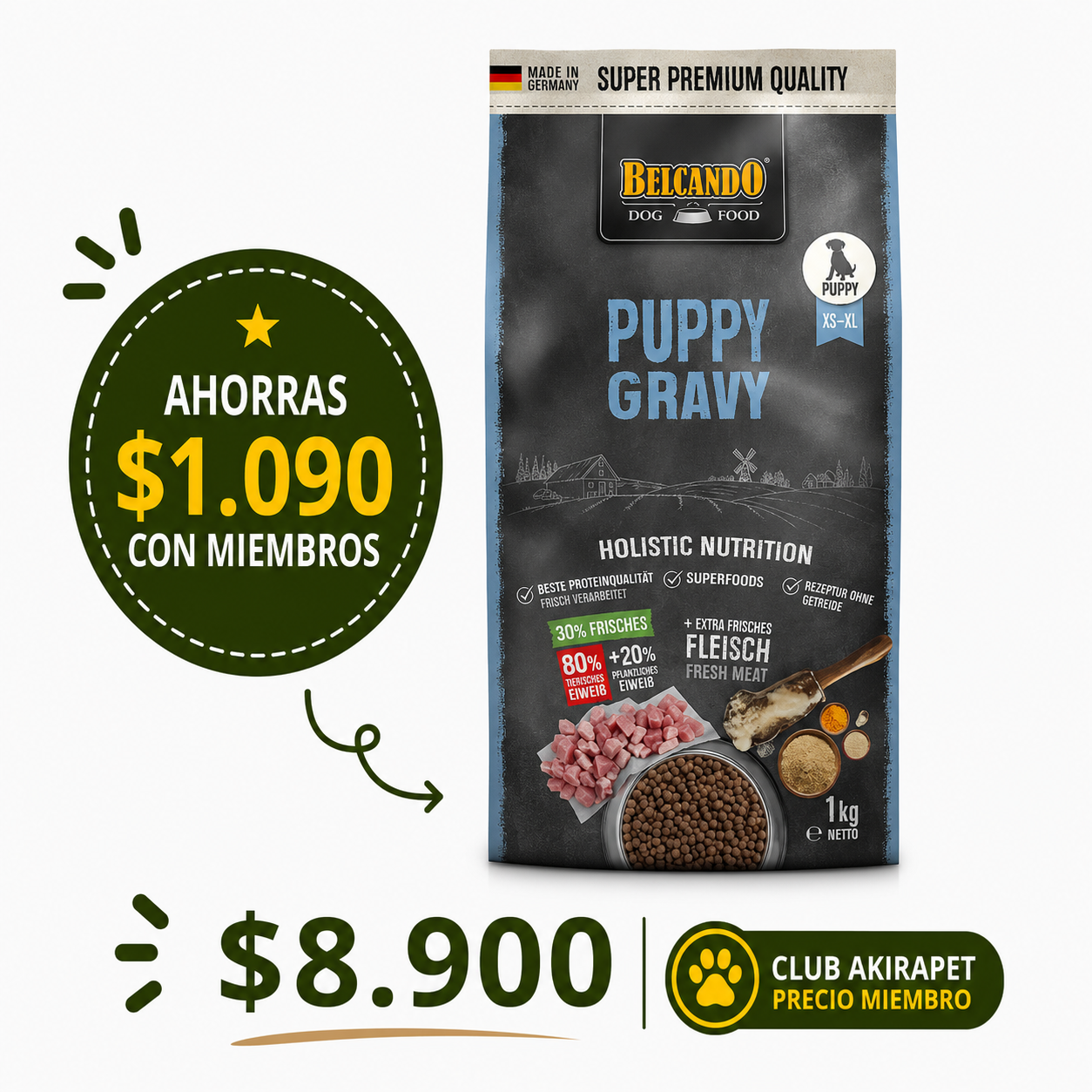 belcando puppy gravy 1 kg