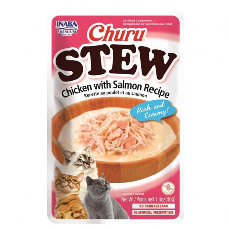 CHURU STEW CHICKEN WITH SALMON RECIPE 40 GR