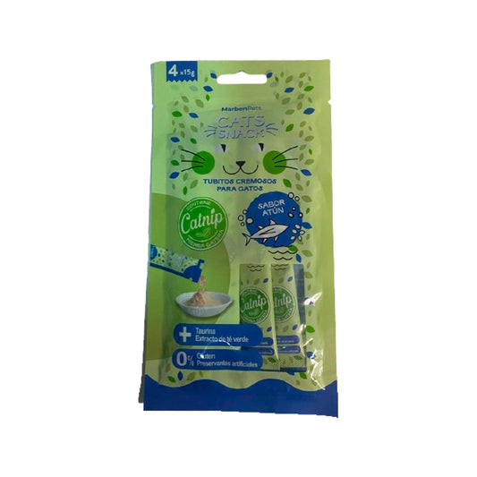 CATS SNACK TUBITO CREMOSO ATUN