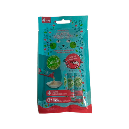 CATS SNACK TUBITO CREMOSO CAMARON
