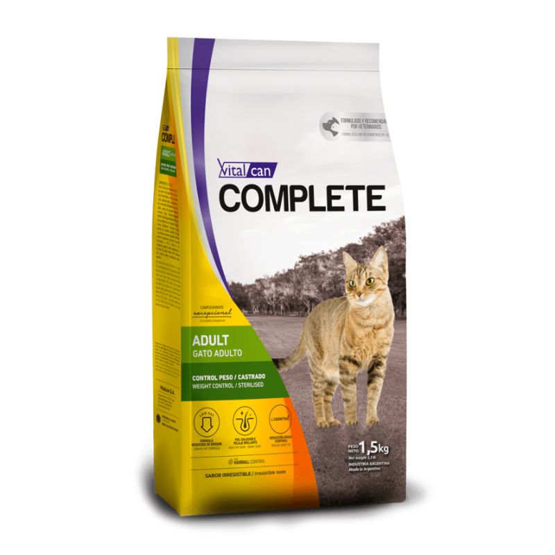 Alimento de Gato Control Peso/Castrado Complete
