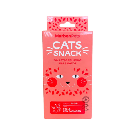 CATS SNACK POLLO CAMARON