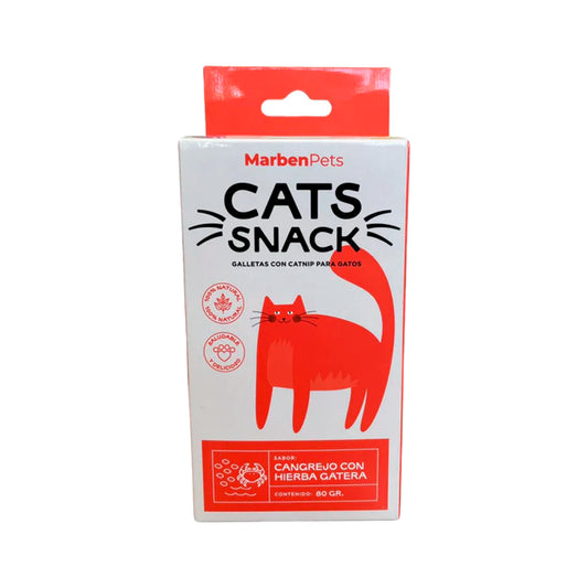 CATS SNACK CANGREJO CON HIERBA GATERA