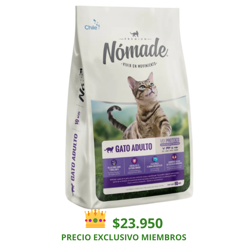 Alimento Gato Nómade 10 Kg