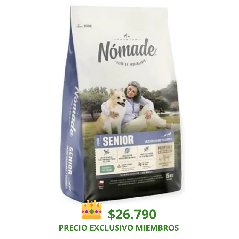 Alimento Nómada Sénior 15 Kg