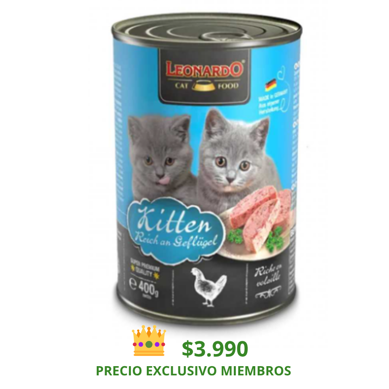 LATA LEONARDO  KITTEN 400 GR