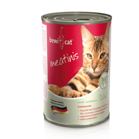 BEWICAT LATA MEATINIS RICO EN VENADO 400 GR
