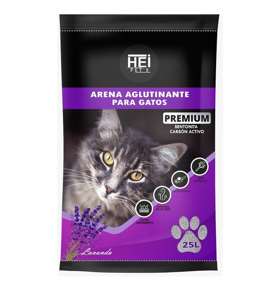 ARENA HEI BENTONITA Y CARBON ACTIVO 20KG