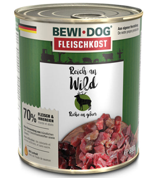 BEWIDOG LATA VENADO WILD 800 GR