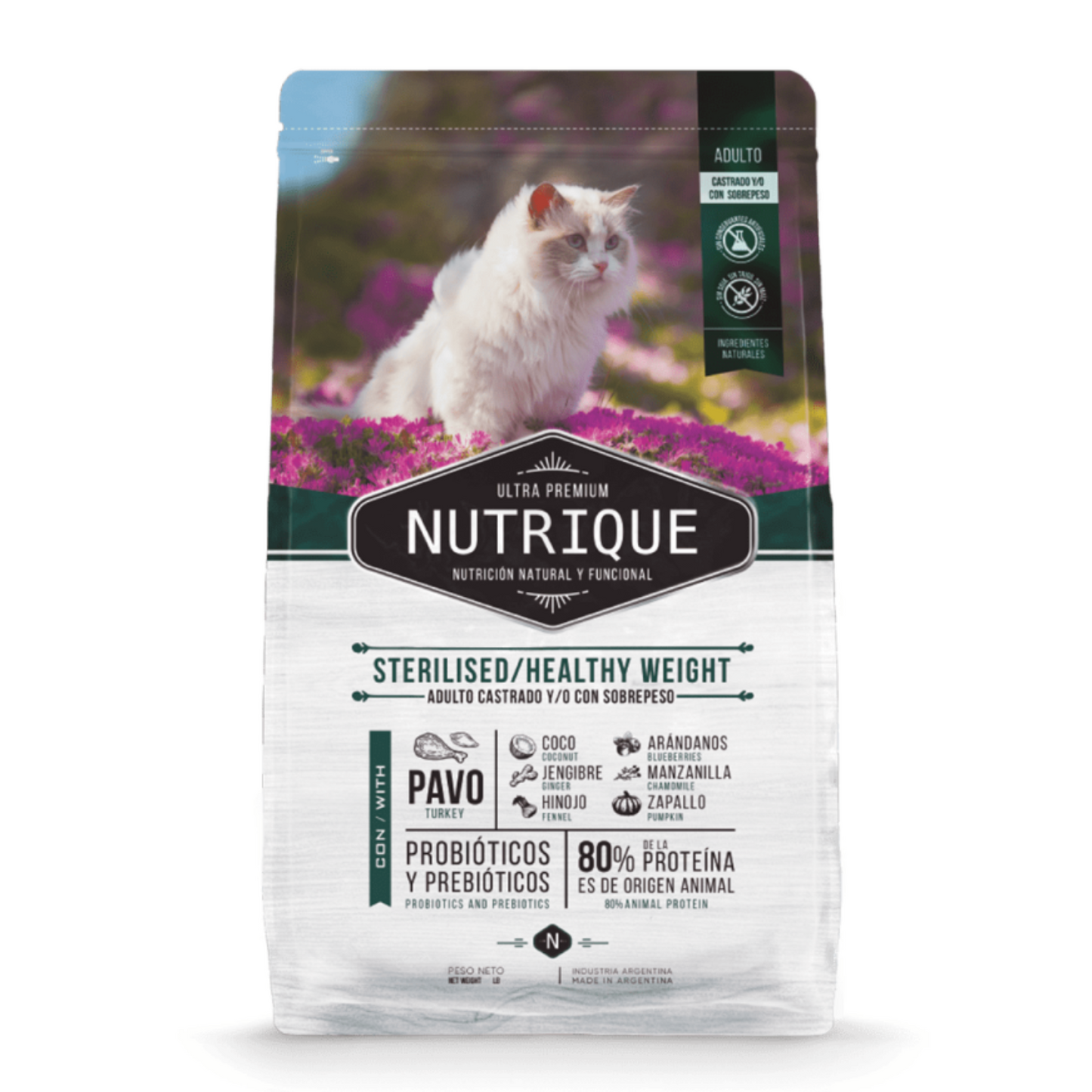 Nutrique Young Adult Cat - Sterilised/Healthy Weight