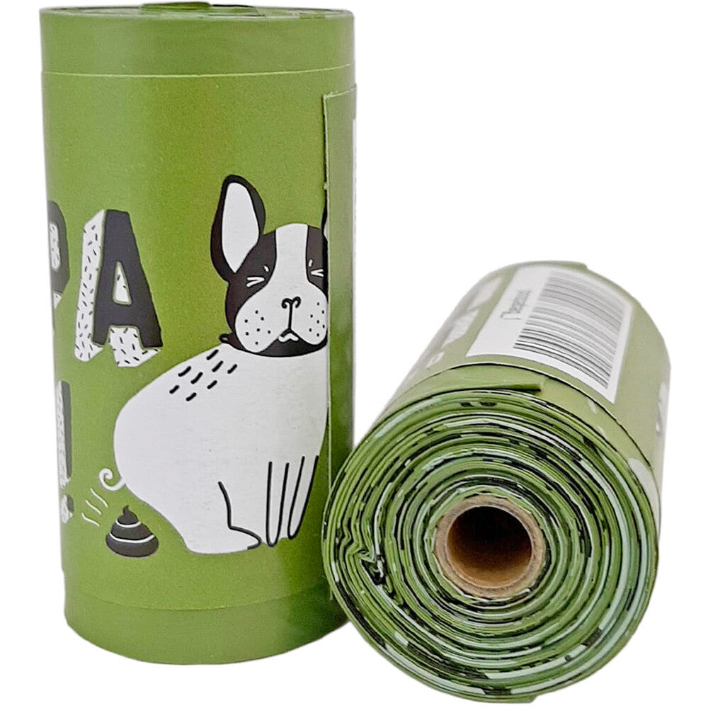 BOLSAS HECES POOPA BAG 16 ROLLOS 240 BOLSAS