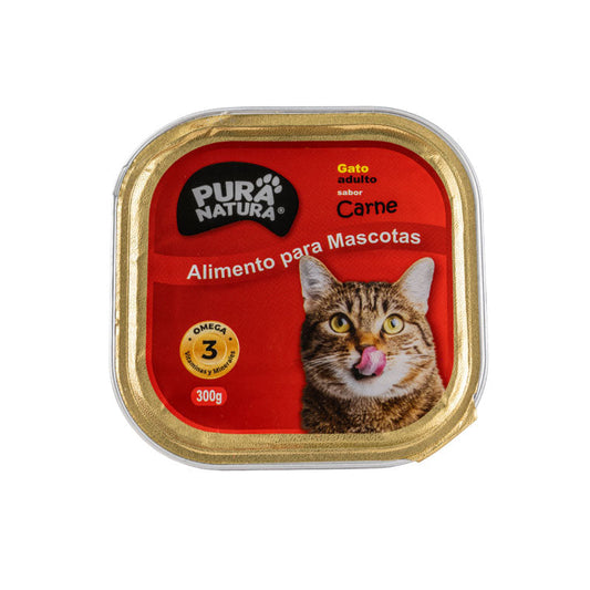 PURA NATURA  GATO CARNE 300 GR