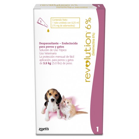 REVOLUTION PERROS Y GATOS HASTA 2,5 KG