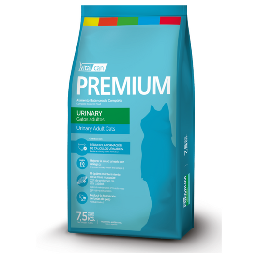 Alimento gato premium urinary 7,5kg