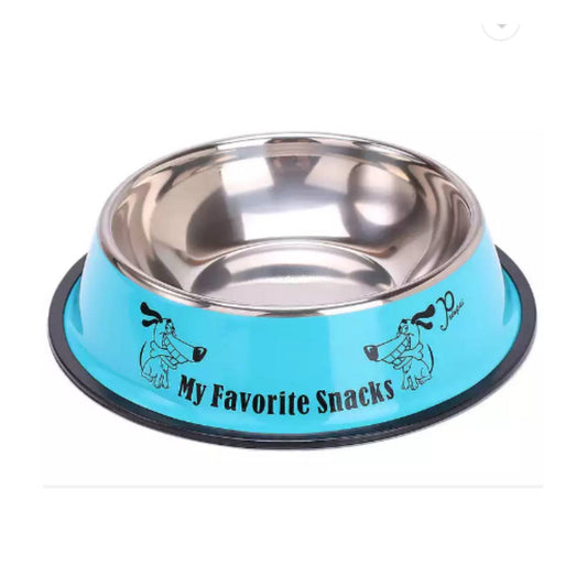 Plato de acero inoxidable 800 cc Celeste (XL)